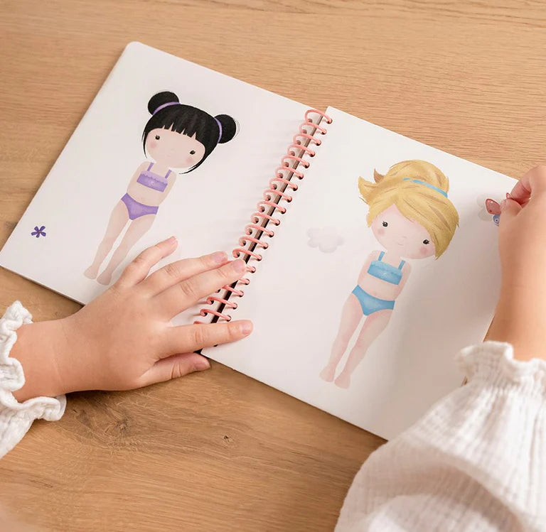 Little Dutch - Libro Dress me up Rosa