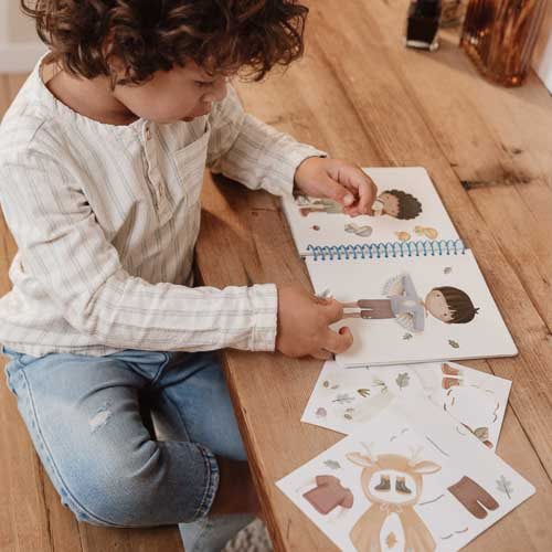 Little Dutch - Libro Dress me up Forest Friends