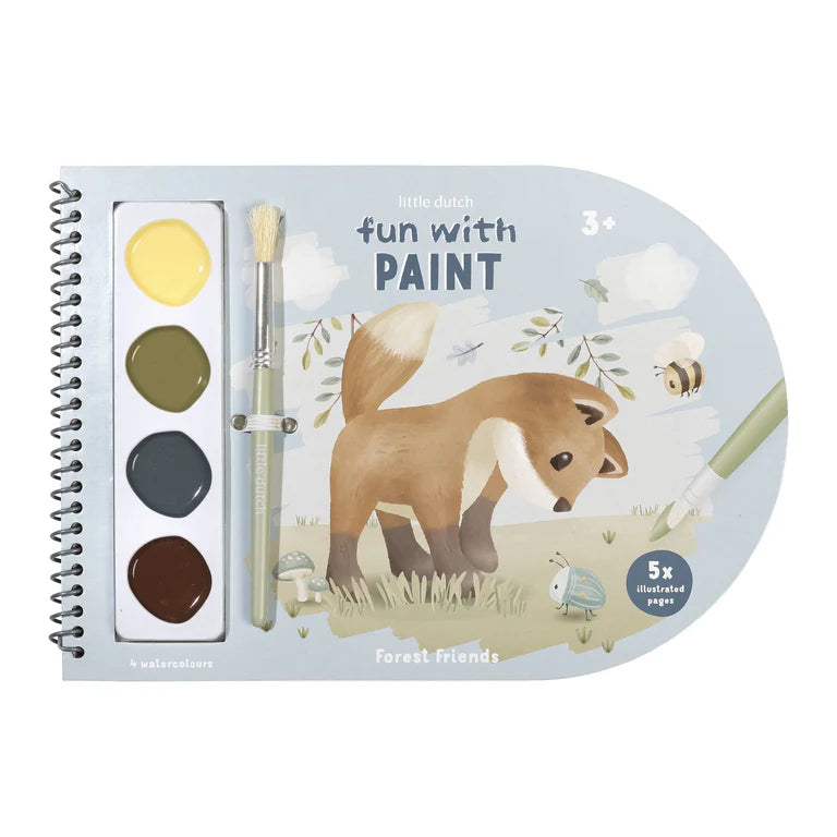 Little Dutch - Libro acquerelli Forest Friends