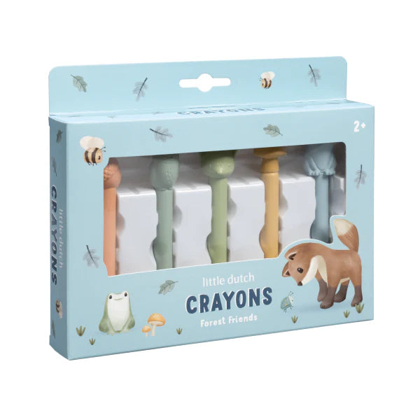 Little Dutch - Colori a cera Forest Friends