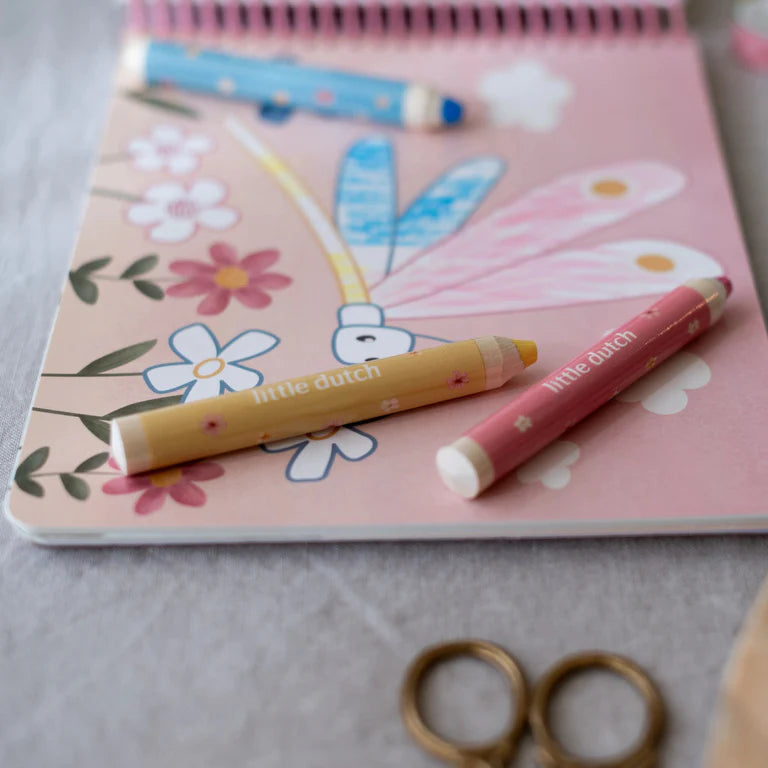 Little Dutch - Libro da colorare Rosa