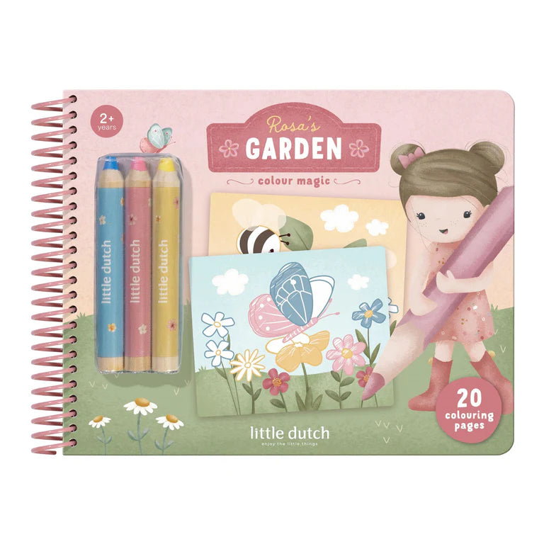 Little Dutch - Libro da colorare Rosa