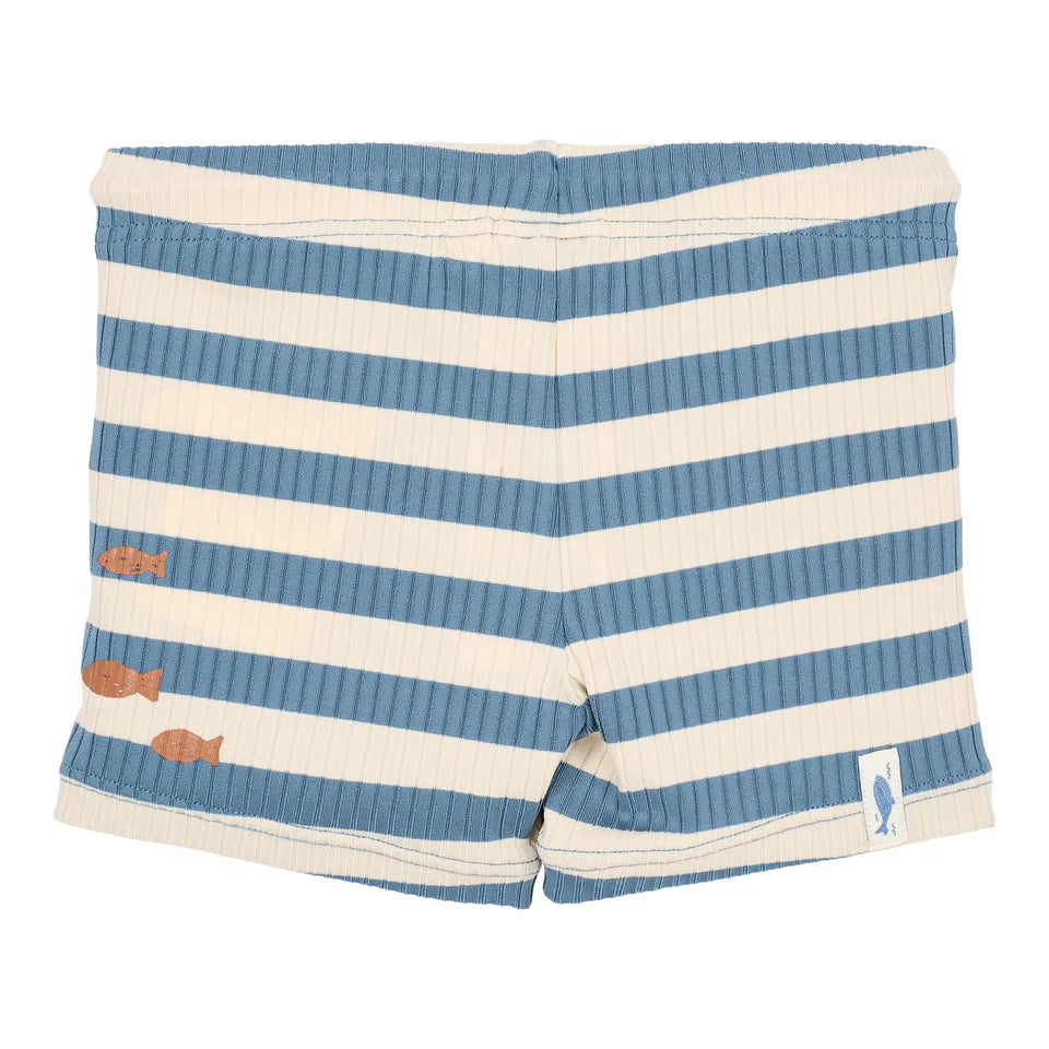 Little Dutch - Costume pantaloncino Ocean Blue Stripes