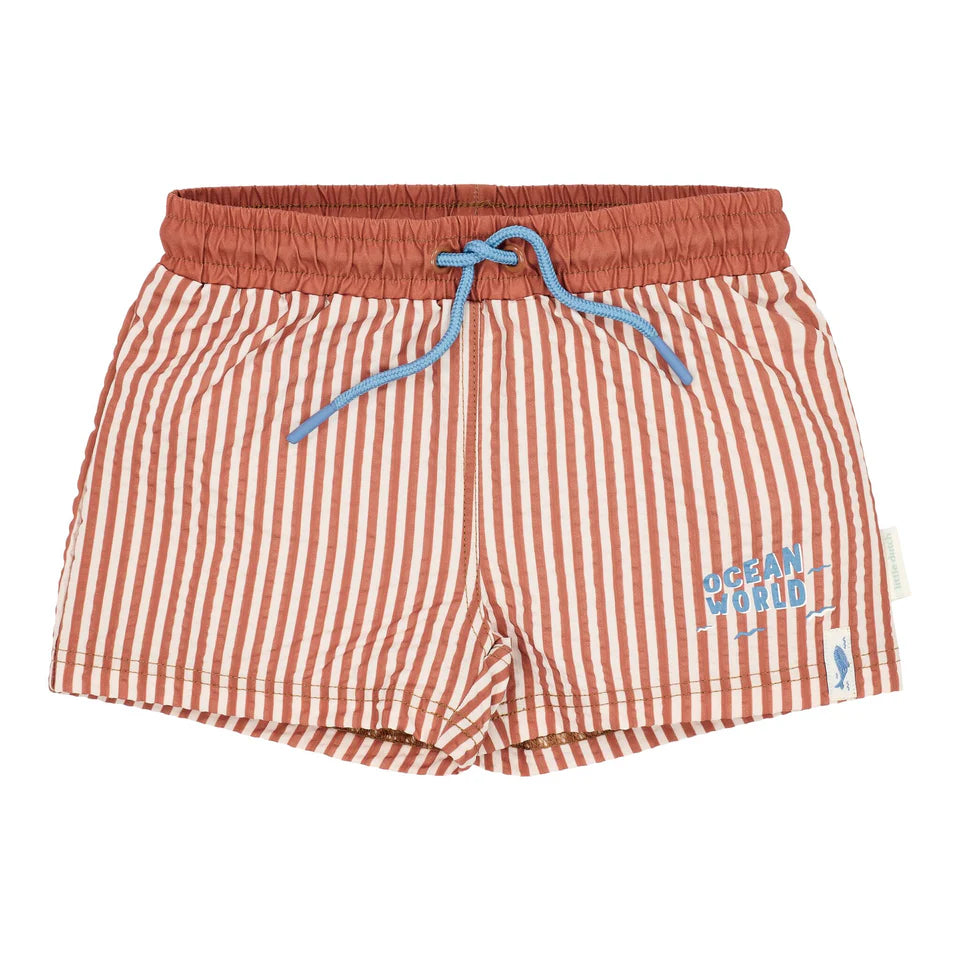 Little Dutch - Costume pantaloncino Ocean Brown Stripes