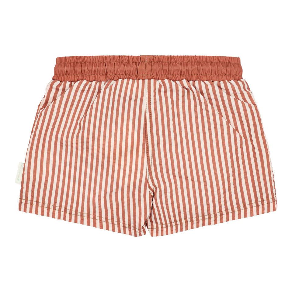 Little Dutch - Costume pantaloncino Ocean Brown Stripes