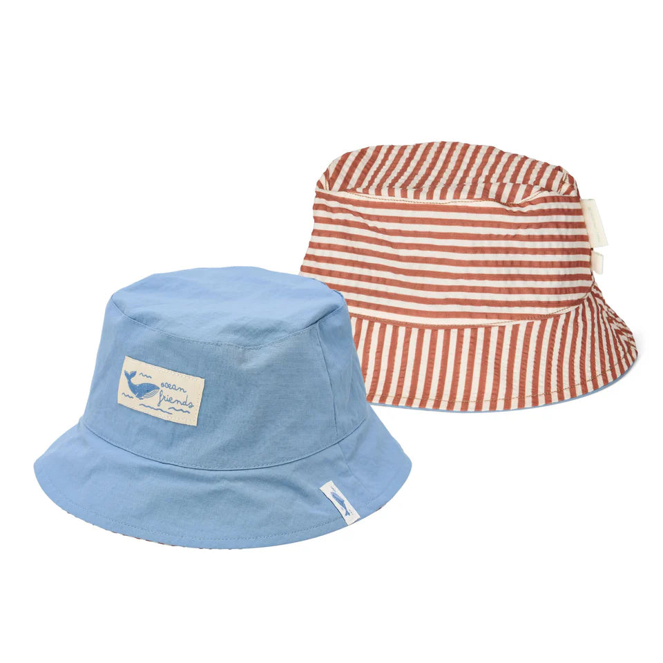 Little Dutch - Cappello mare pescatore Ocean brown stripes