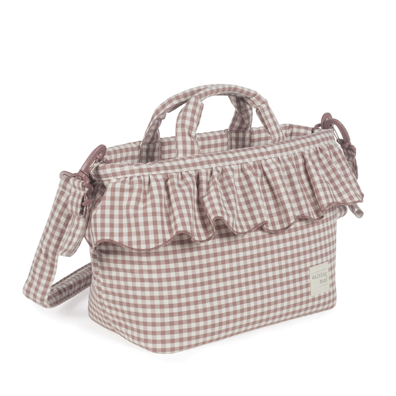 Walking Mum - Borsa cambio Praliné Vichy Moka