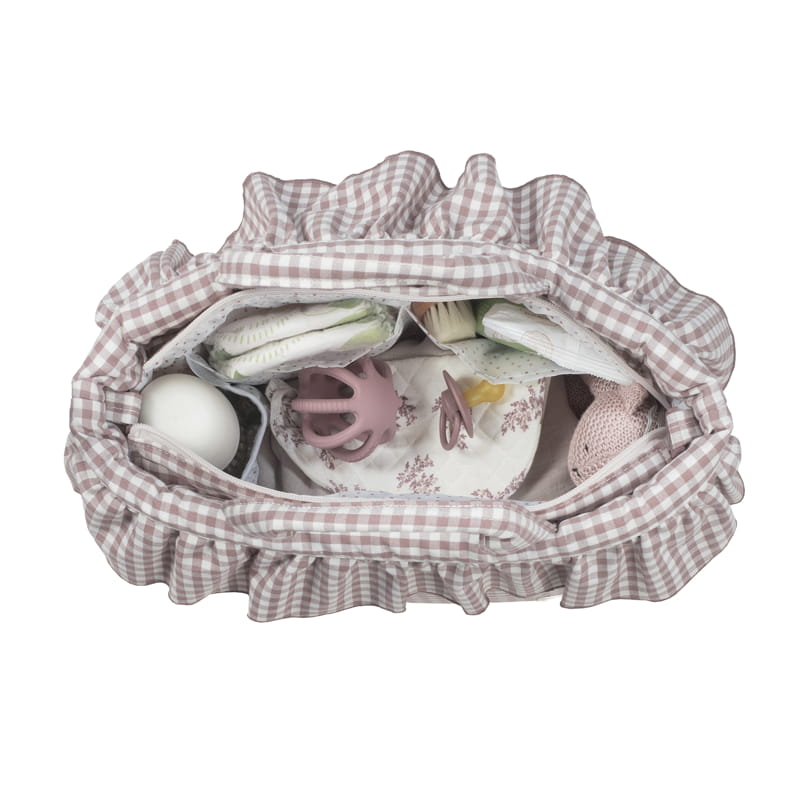 Walking Mum - Borsa cambio Praliné Vichy Moka