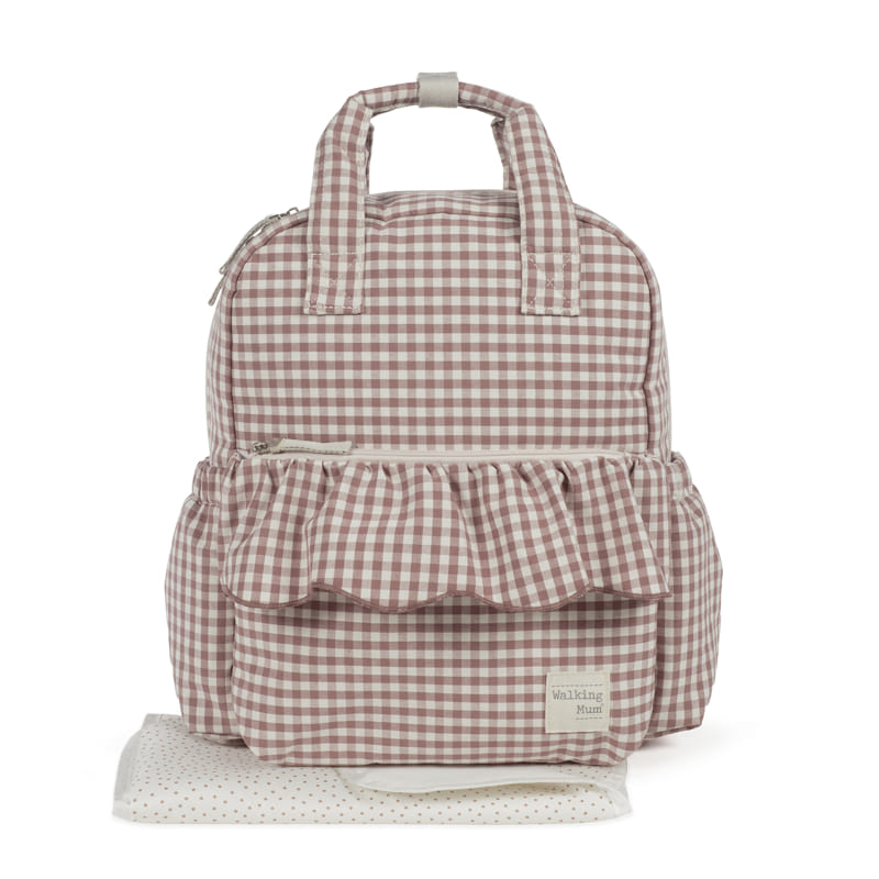 Walking Mum - Zaino Praliné Vichy Moka