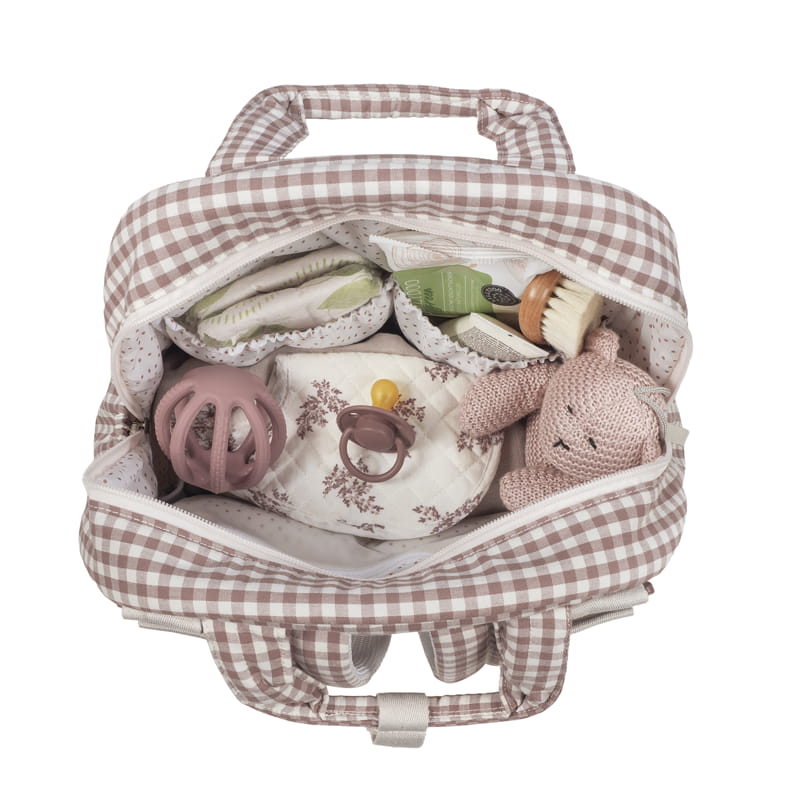 Walking Mum - Zaino Praliné Vichy Moka