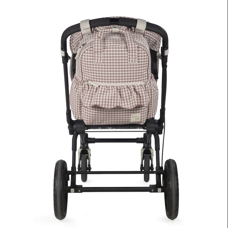 Walking Mum - Zaino Praliné Vichy Moka