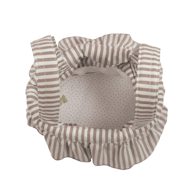 Walking Mum - Borsa Bucket Praliné Strisce Moka