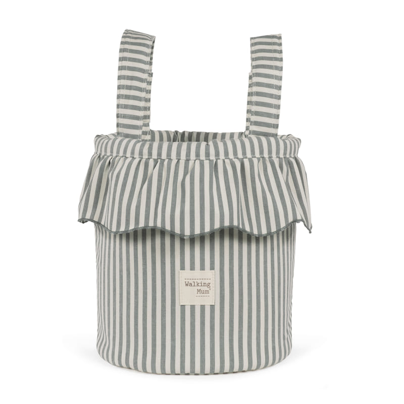 Walking Mum - Borsa Bucket Praliné Strisce Matcha