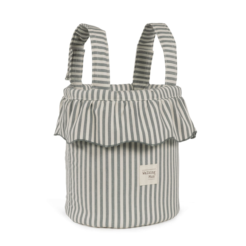 Walking Mum - Borsa Bucket Praliné Strisce Matcha