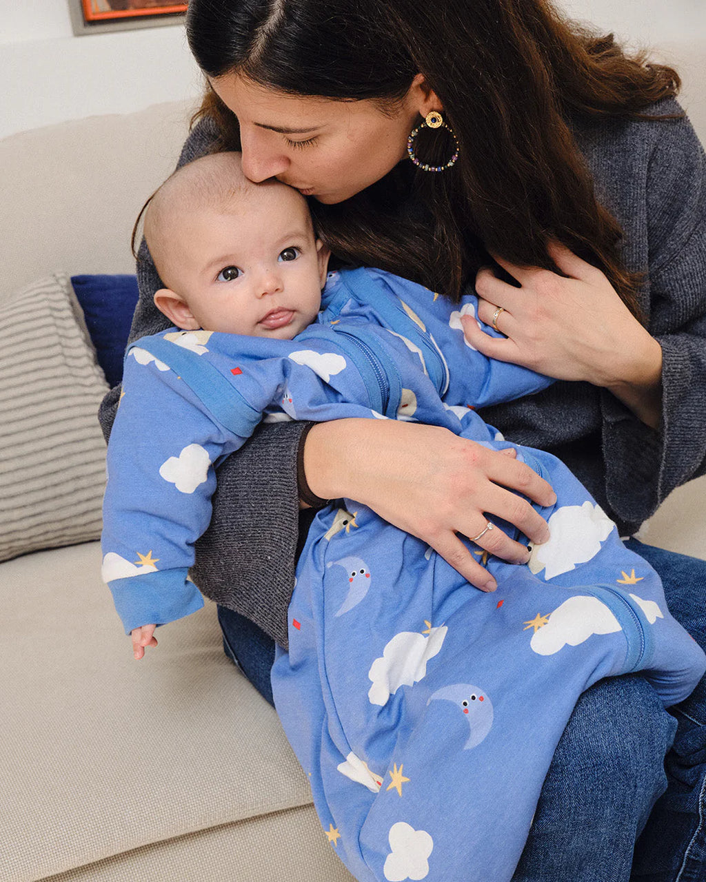 Molis&Co. Sacco nanna per neonato con maniche - Good night- TOG 1