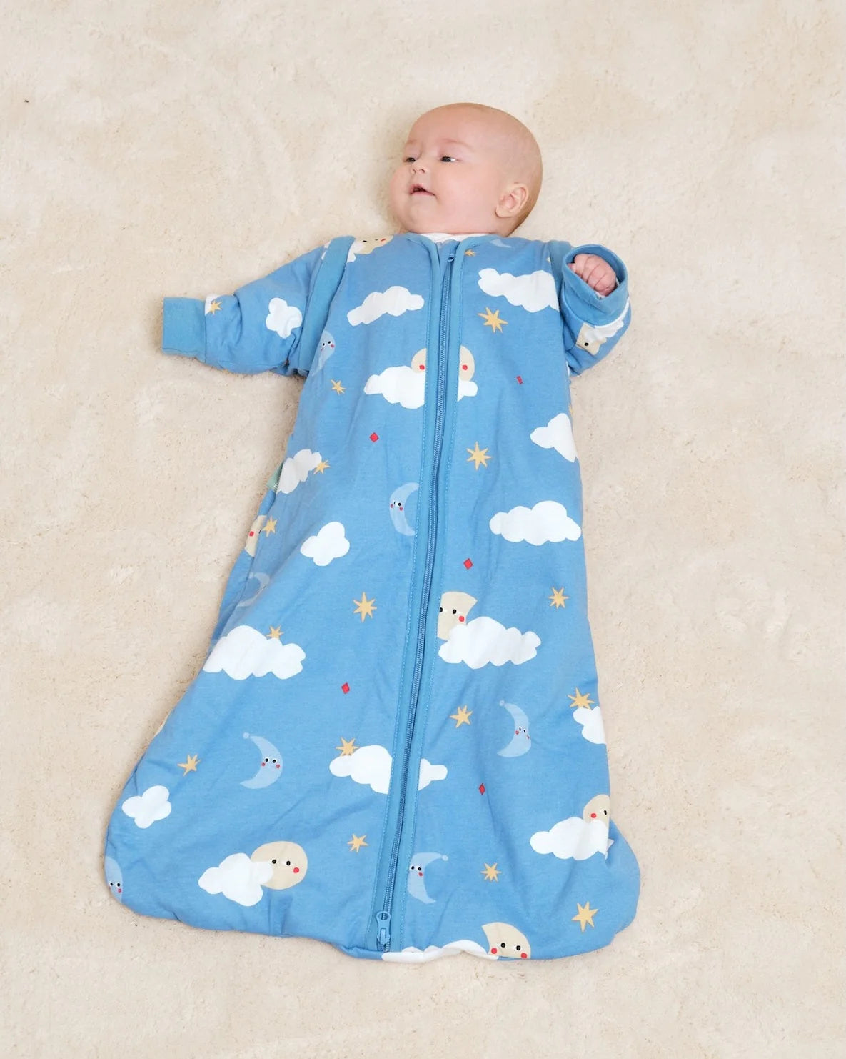 Molis&Co. Sacco nanna per neonato con maniche - Good night- TOG 1