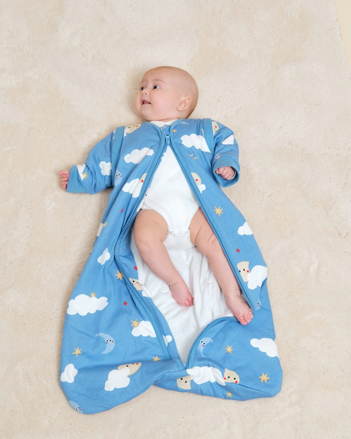 Molis&Co. Sacco nanna per neonato con maniche - Good night- TOG 1