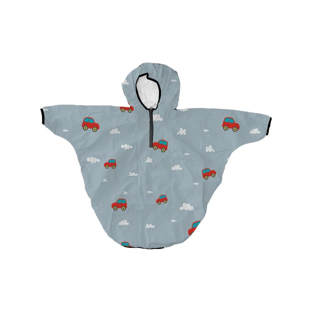 Mantellina da pioggia Mr. Tiggle impermeabile con cappuccio per bambini, leggera e colorata, ideale per le giornate di pioggia.