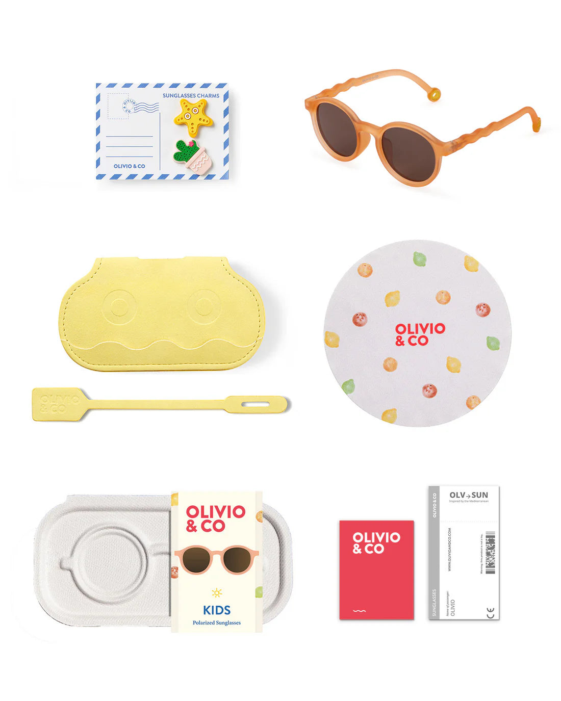 Olivio&Co. - Kids Oval Grapefruit Pink