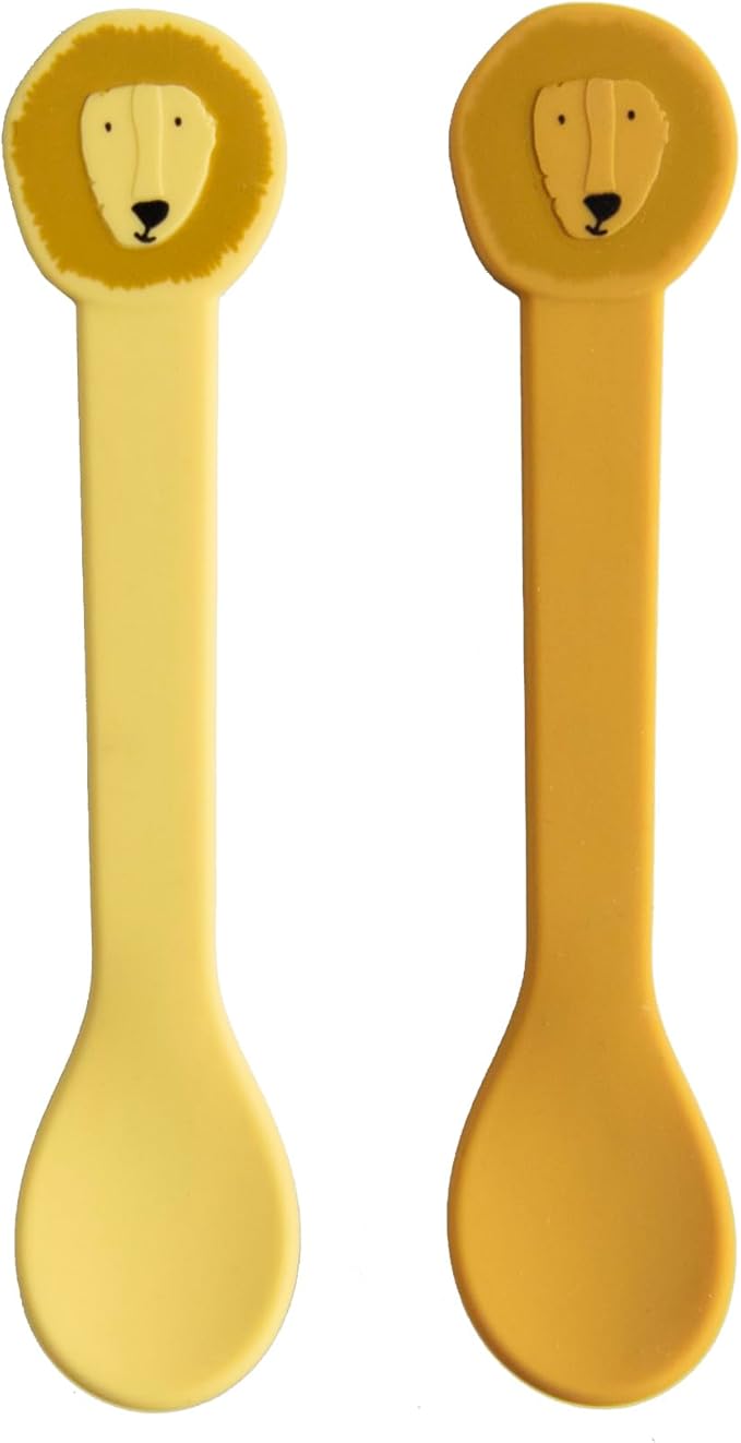 Trixie Baby - Cucchiaini silicone Mr. Lion