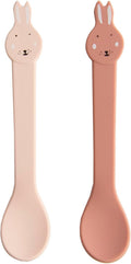 Trixie Baby - Cucchiaini silicone Mrs. Rabbit
