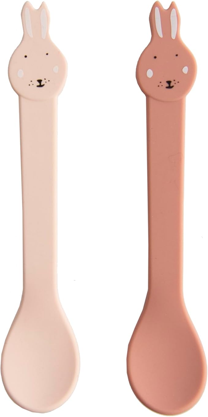 Trixie Baby - Cucchiaini silicone Mrs. Rabbit