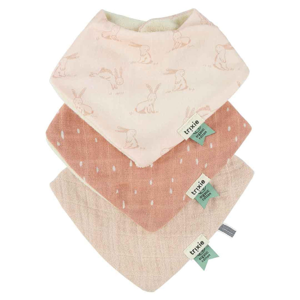 Trixie Baby - Bavaglini Bandana Mrs. Rabbit