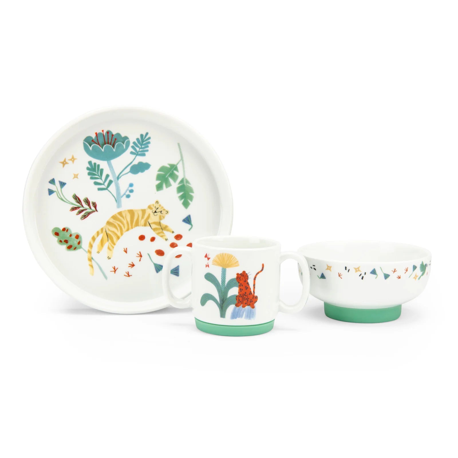 Moulin Roty - Set pranzetto porcellana La Foresta Mawa