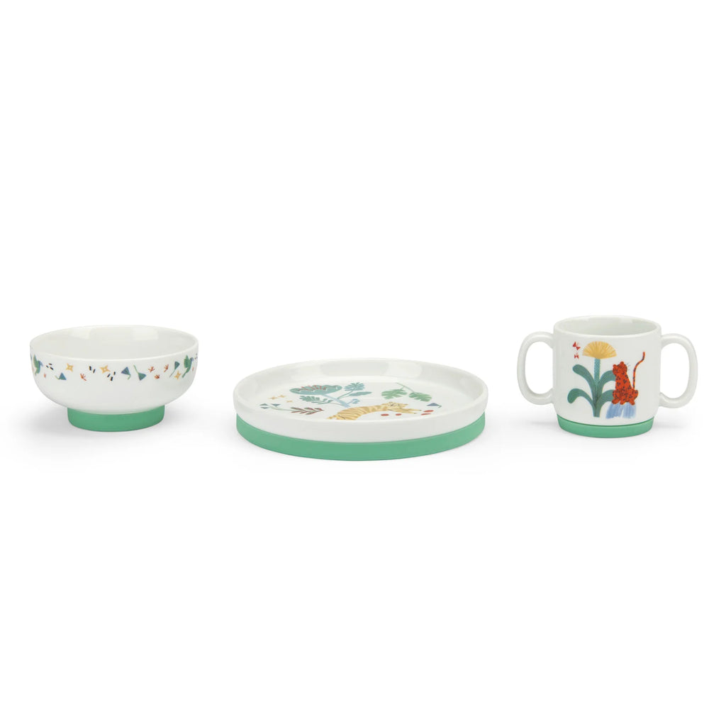 Moulin Roty - Set pranzetto porcellana La Foresta Mawa