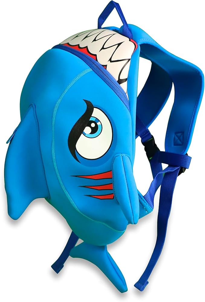 Crazy Safety Zaino Squalo 3D