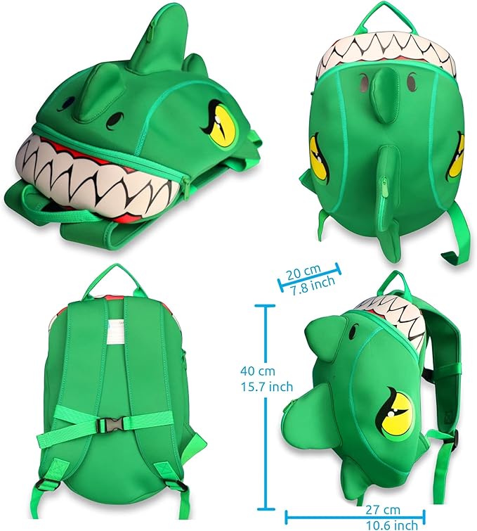 Crazy Safety Zaino Dinosauro 3D