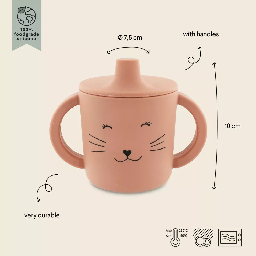 Trixie Baby - Tazza in silicone Mrs. Cat