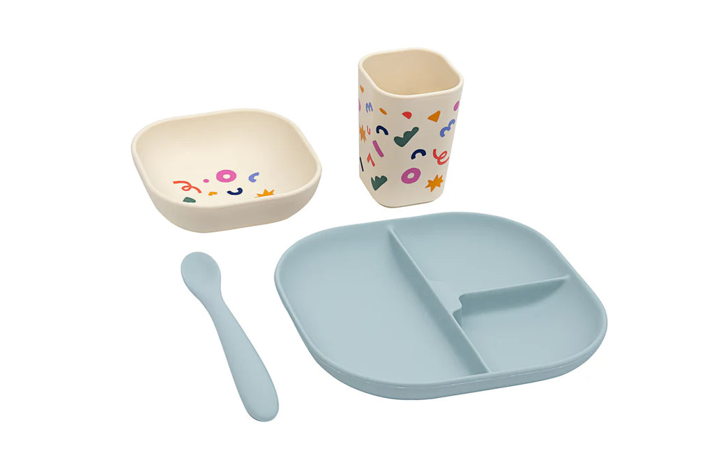 The Cotton Cloud - Set Pappa Cobalt