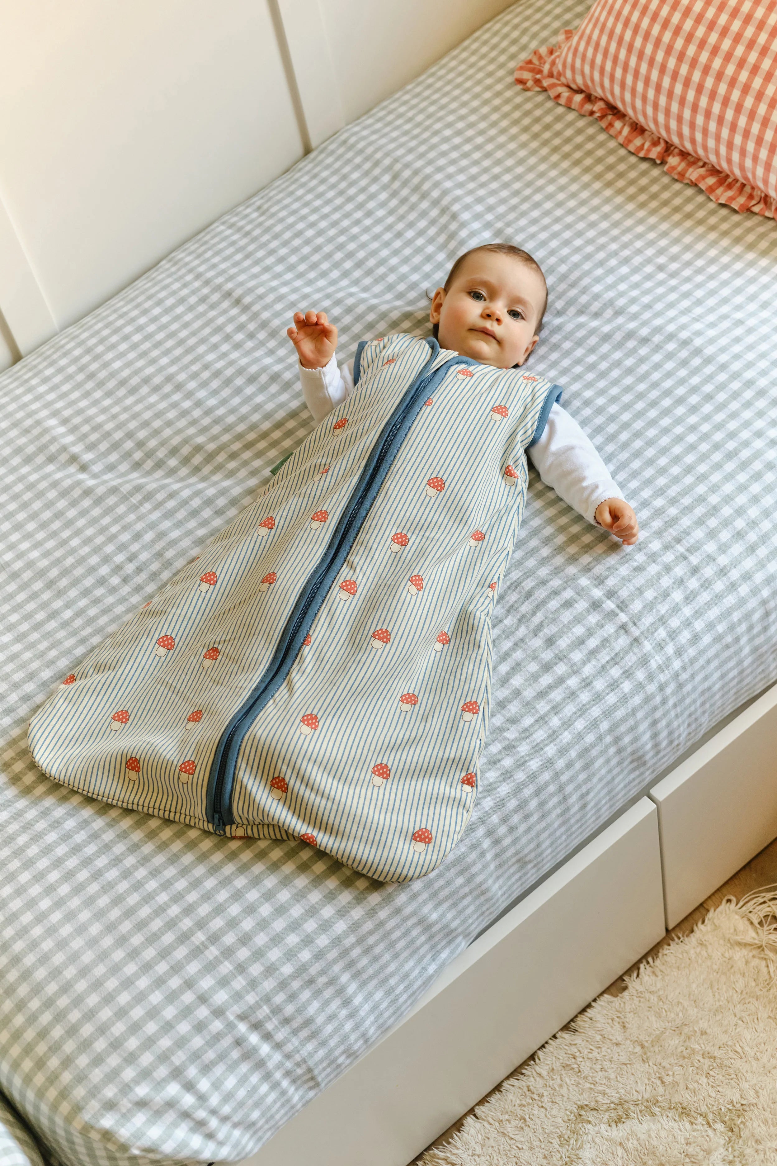 Molis&Co. Sacco nanna per neonato - Mushrooms - TOG 1