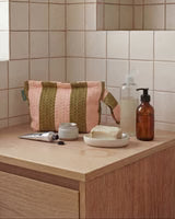 Molis&Co. Organizer - Beauty Khaki & Rose Stripes