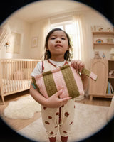 Molis&Co. Organizer - Beauty Khaki & Rose Stripes