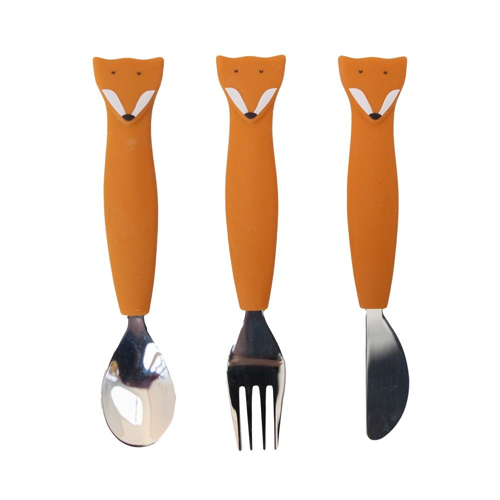 Trixie Baby - Set posate Mr. Fox
