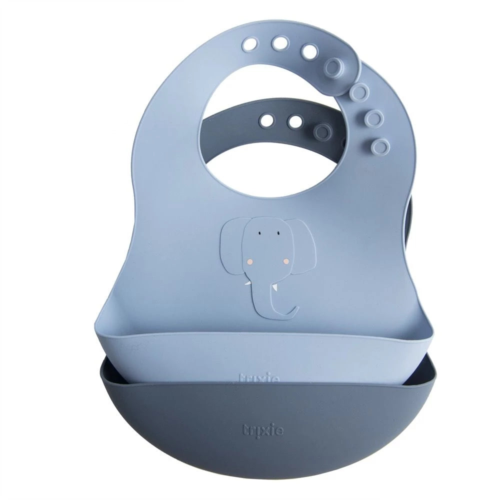 Trixie Baby - Bavaglino in silicone Mr. Elephant