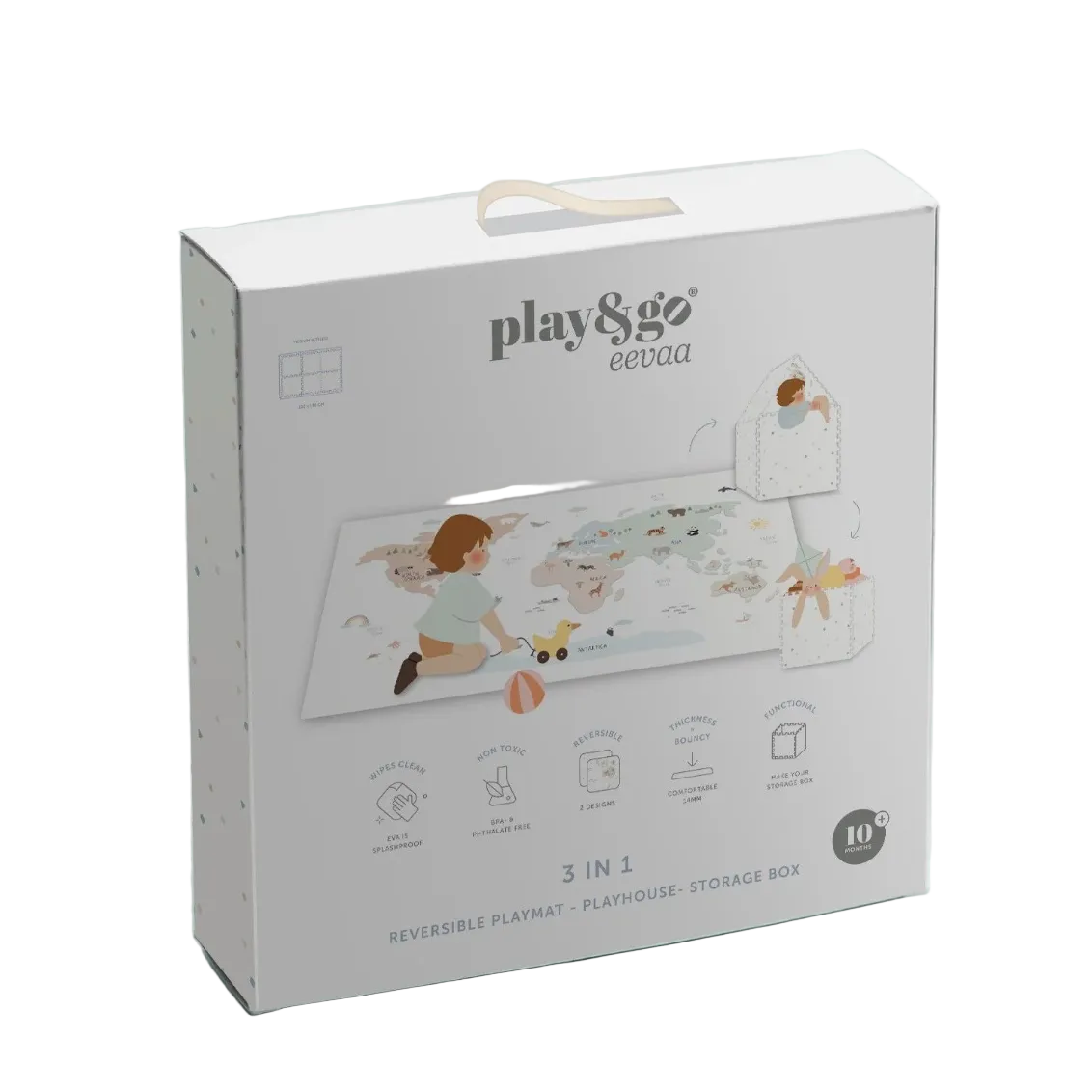 Play&Go Tappeto EVA - Tiloo Worldmap