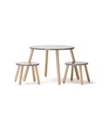 Kid's Concept - Tavolo e sgabelli Brown