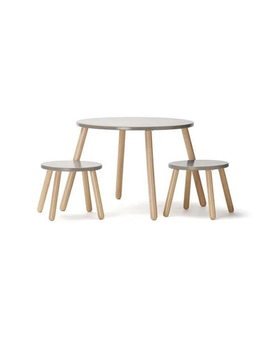 Kid's Concept - Tavolo e sgabelli Brown