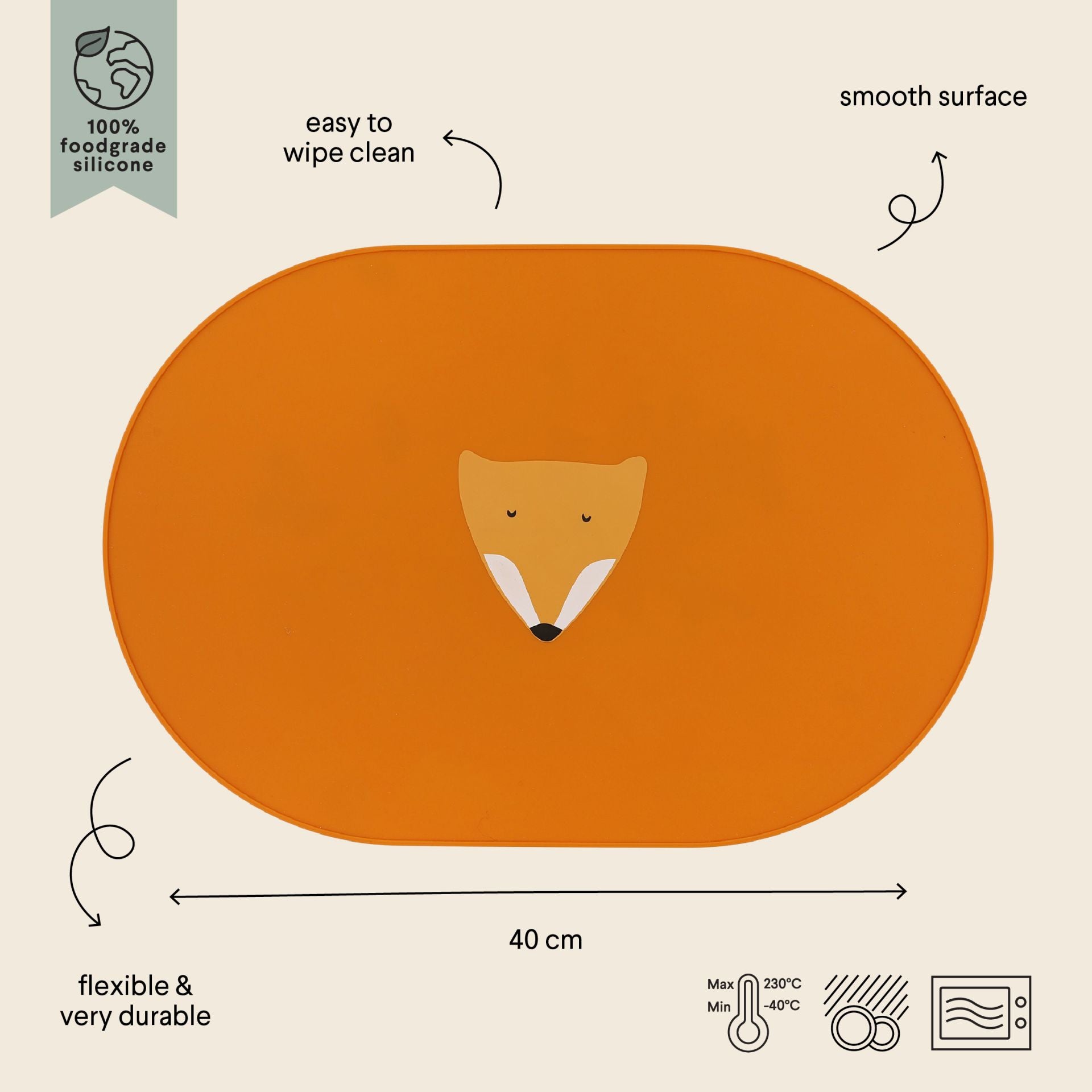 Trixie Baby - Tovaglietta Mr. Fox