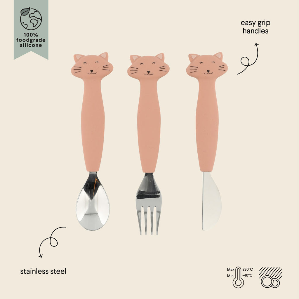 Trixie Baby - Set posate Mrs. Cat