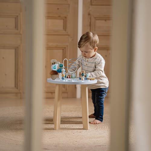 Little Dutch - Tavolo attività "Blue Forest" in legno FSC