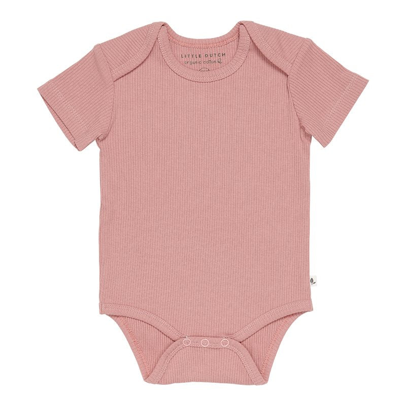 Little Dutch - Body manica corta rosa