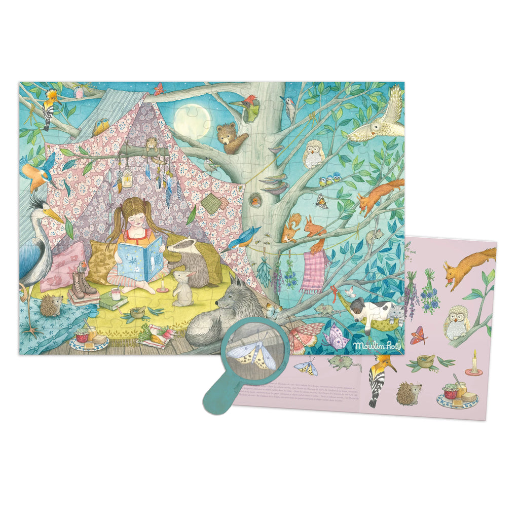 Moulin Roty - Puzzle 100 pezzi LA CAPANNA SEGRETA
