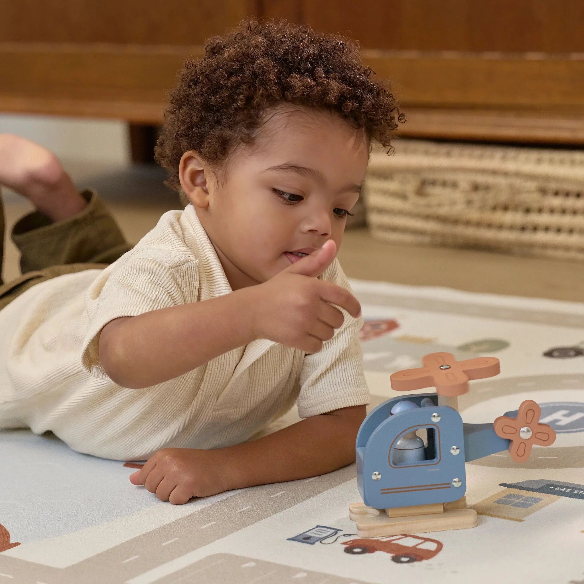 Little Dutch - Collezione veicoli con personaggio - Elicottero