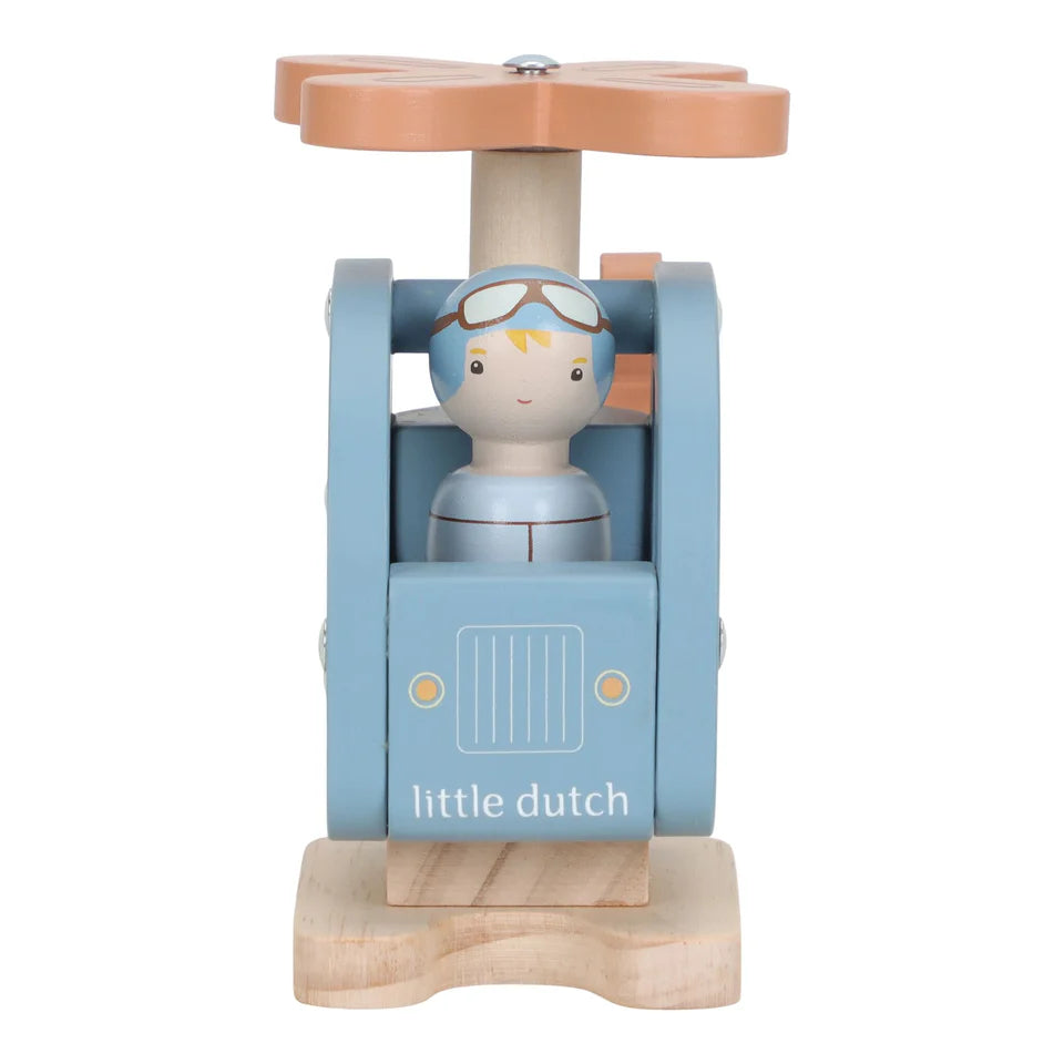 Little Dutch - Collezione veicoli con personaggio - Elicottero