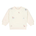 Little Dutch - Felpa Crema con ricami floreali