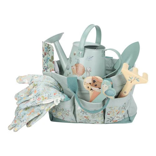 Little Dutch - Set giardinaggio 10 pezzi "Blue Forest Friends"